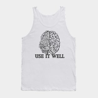 Use it well - Brain Photographic Tank Top